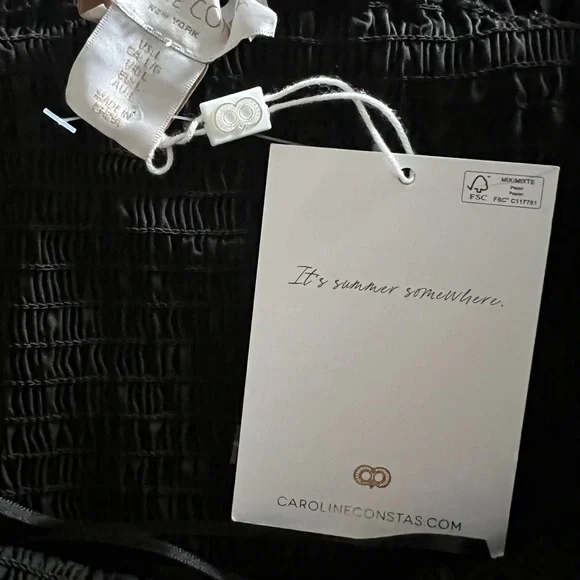 Caroline Constas Black Ruffled  Dress - Picture 11 of 11